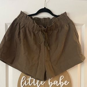 SHEIN Green high waisted shorts